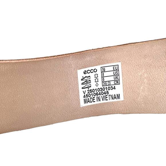 ECCO Shape 35 Wedge Sandal in Camel or Tan Brown Women's Size 8 - Picture 9 of 10